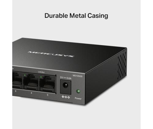 Mercusys MS105GS 5-Port Gigabit Desktop Switch