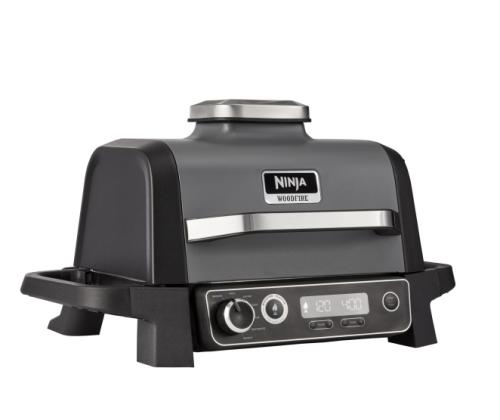 Ninja Woodfire OG701EU Electric BBQ Grill &amp; Smoker, 2400 W, Black