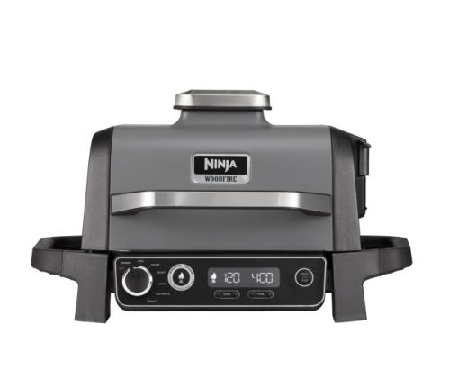 Ninja Woodfire OG701EU Electric BBQ Grill &amp; Smoker, 2400 W, Black