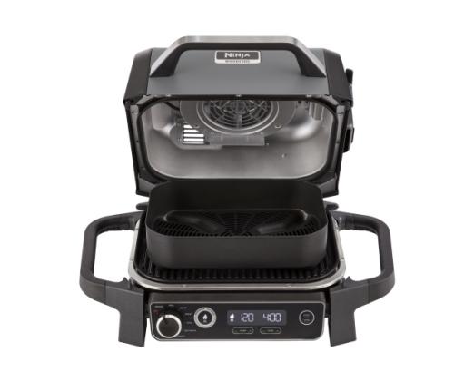Ninja Woodfire OG701EU Electric BBQ Grill &amp; Smoker, 2400 W, Black