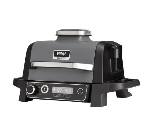 Ninja Woodfire OG701EU Electric BBQ Grill &amp; Smoker, 2400 W, Black