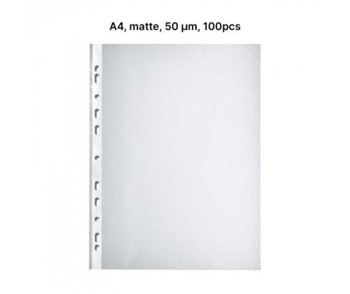 AD Class PUNCHED POCKET Orange Peel A4 50 micr., pouch 100 pcs