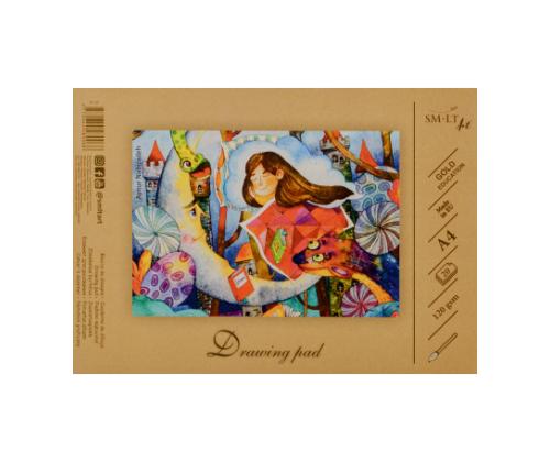Drawing pad SMLT A4, 20sheets 120g