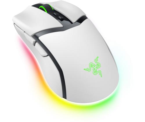 Razer Cobra Pro Wireless Gaming Mouse RF Wireless + Bluetooth + USB-C, 30000 DPI, White