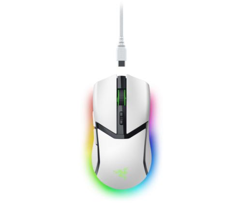 Razer Cobra Pro Wireless Gaming Mouse RF Wireless + Bluetooth + USB-C, 30000 DPI, White