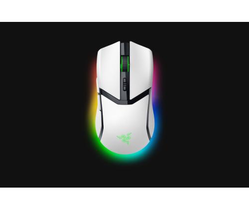 Razer Cobra Pro Wireless Gaming Mouse RF Wireless + Bluetooth + USB-C, 30000 DPI, White