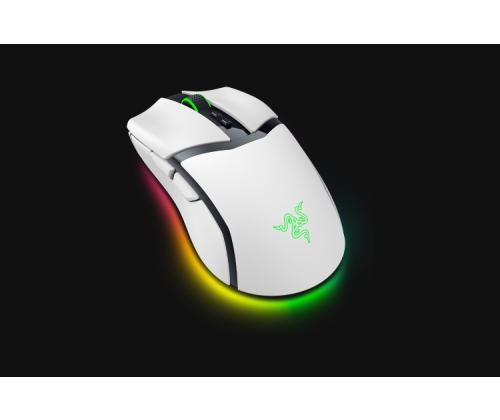 Razer Cobra Pro Wireless Gaming Mouse RF Wireless + Bluetooth + USB-C, 30000 DPI, White