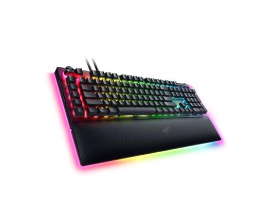Razer BlackWidow V4 Pro Wired Gaming Keyboard RGB, Yellow Linear Switch, US, Black