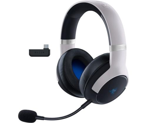 Razer Kaira Pro for PlayStation Headset Wireless Head-band Gaming USB Type-C Bluetooth, Black/White