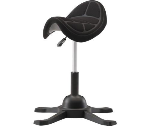 Up Up Toronto ergonomic balance stool Black, Black fabric, longer gas lift