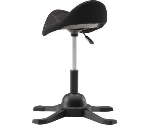 Up Up Toronto ergonomic balance stool Black, Black fabric, longer gas lift