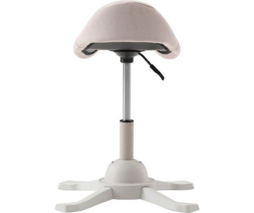 Up Up Toronto ergonomic balance stool White, Ivory fabric, longer gas lift
