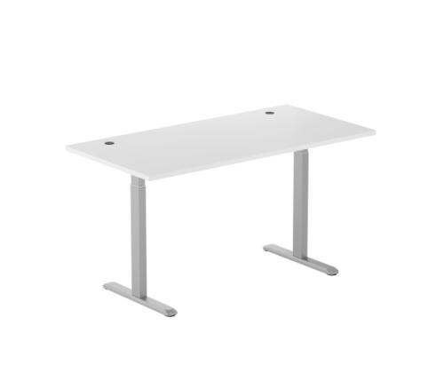 Adjustable Height Table Up Up Bjorn Gray, Table top M White