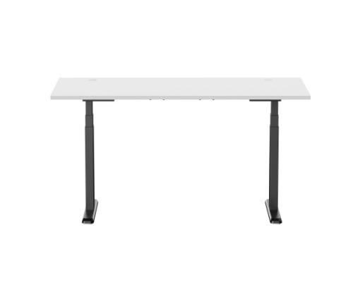 Adjustable Height Table Up Up Thor Black, Table top M White
