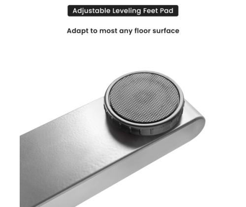 Adjustable Height Table Up Up Bjorn Gray, Table top M White