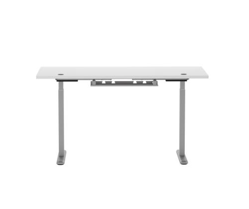 Adjustable Height Table Up Up Bjorn Gray, Table top M White