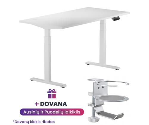 Adjustable Height Table Up Up Thor White, Table top L White