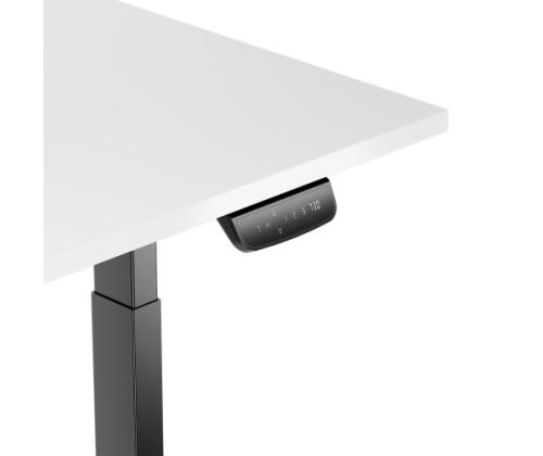Adjustable Height Table Up Up Bjorn Black, Table top L White