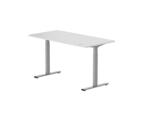 Adjustable Height Table Up Up Bjorn Gray, Table top L White