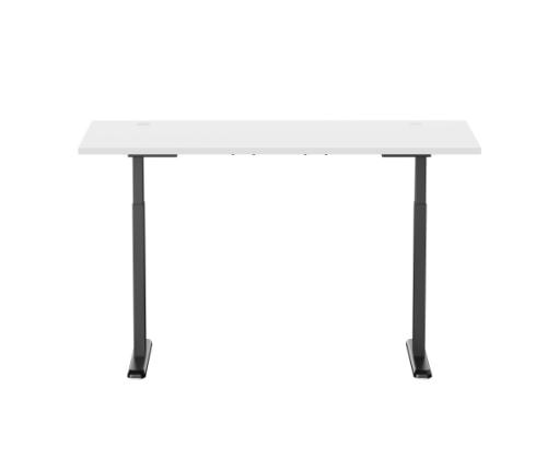 Adjustable Height Table Up Up Bjorn Black, Table top L White