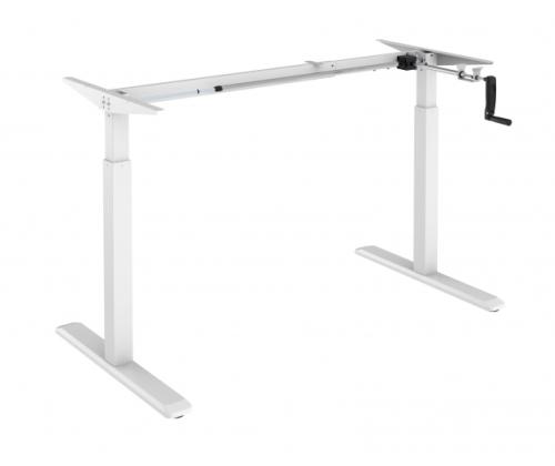 Adjustable Height Table Frame Up Up Ragnar, White (SPEC)
