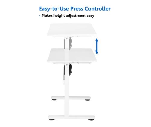 Adjustable Height Table Up Up Balder White (SPEC)