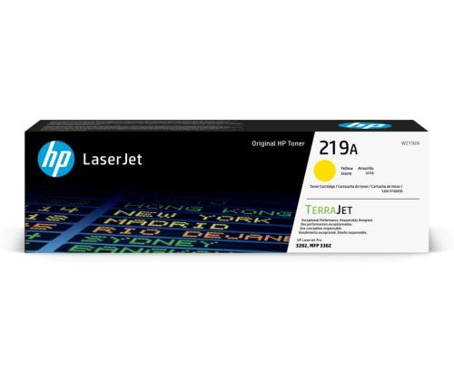 HP 219A (W2192A) Toner Cartridge, Yellow