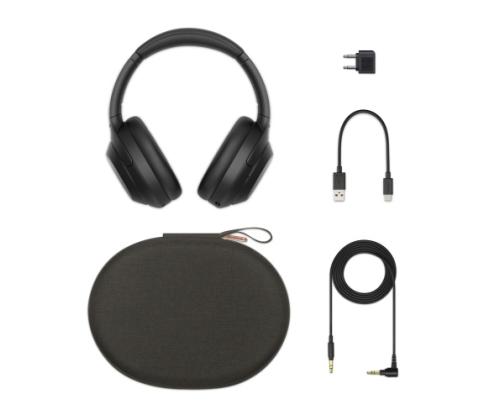 Sony WH-1000XM4 Wired &amp; Wireless Headphones, Bluetooth, 3.5mm jack, Black