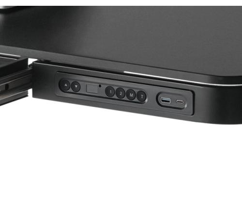 Adjustable Height Table Up Up Balder II Black