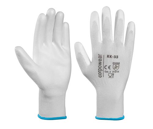 CORPOWEAR Polüestrist kindad PU kattega KK33 M/8 (valge)