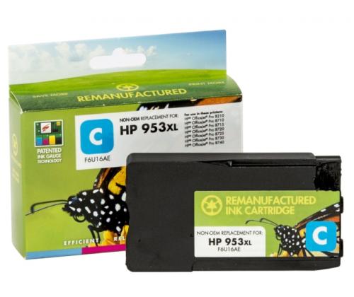 Compatible Static-Control HP Ink No.953 XL Cyan (F6U16AE) New chip