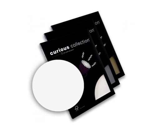 Dekoratiivpaber A4 120g CURIOUS Metallics White (408165) 50 lehte