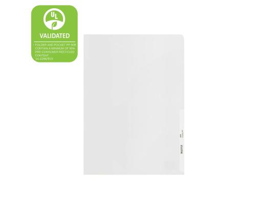 Kiletasku A4 L-tasku LEITZ Recycle 140mic matt 100tk pakis
