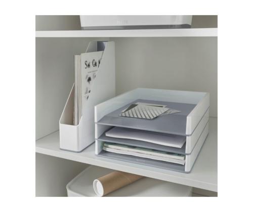 Dokumendisahtel LEITZ Dual WOW A4 valgehall