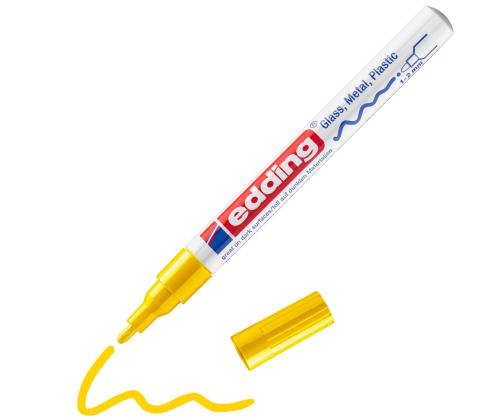 Permanentne marker EDDING 750 (metall, klaas, plastik) 2-4mm kollane