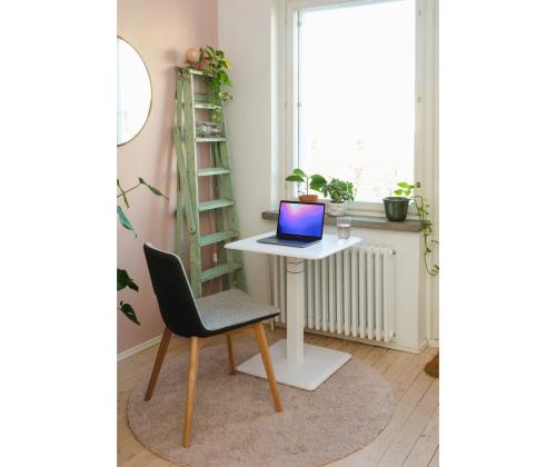 Elektriline töölauaraam STOO® 1-jalaga, valge	