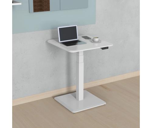 Elektriline töölauaraam STOO® 1-jalaga, valge	