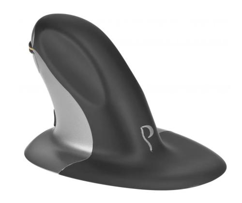 Ergonoomiline arvutihiir Penguin (M) vertikaalne juhtmevaba must