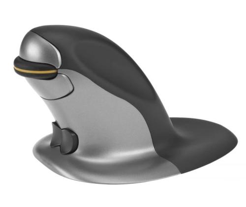Ergonoomiline arvutihiir Penguin (M) vertikaalne juhtmevaba must