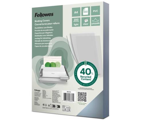 köitekile FELLOWES A4 200mic kirgas läbipaistev 100tk