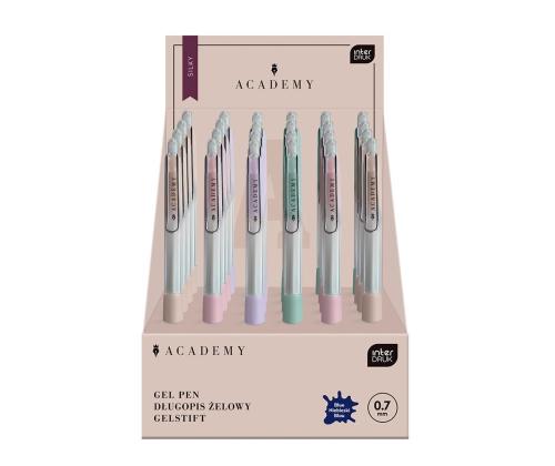 Geelpliiats INTEDRUK Pastel 0.7mm sinine südamik, assortii