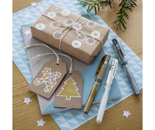 Geelpliiats korgiga UNI-BALL UM-120SP 1,0mm hõbedane