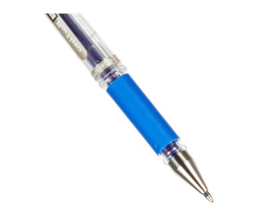 Geelpliiats korgiga UNI-BALL UM-120SP 1,0mm metallik sinine