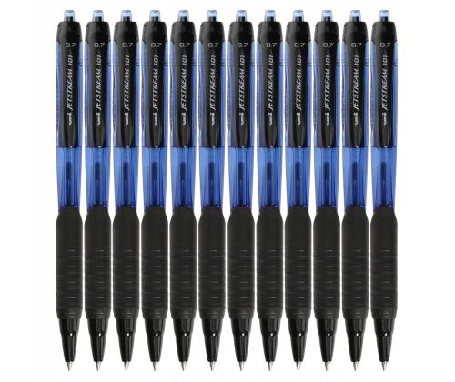 Geelpliiats mehaaniline UNI-BALL Jetstream SXN-101 0,7mm sinine tint tumesinine korpus