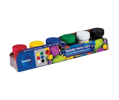 Guaššvärvid CENTRUM 6 x 20ml alusel