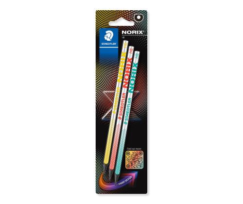 harilik pliiats STAEDTLER Norix HB ergonoomiline teritatud 3tkpk