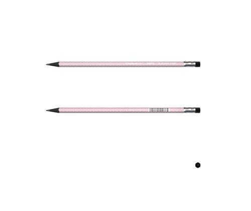 Harilik pliiats kolmnurkne ERICH KRAUSE, kustutuskummiga, Dots HB