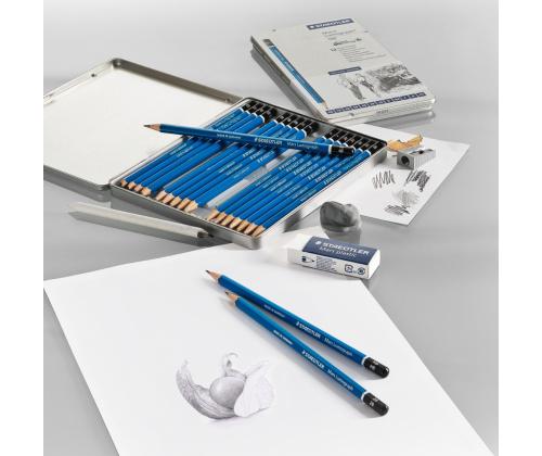 Harilik pliiats STAEDTLER Mars Lumograph 5H kummita