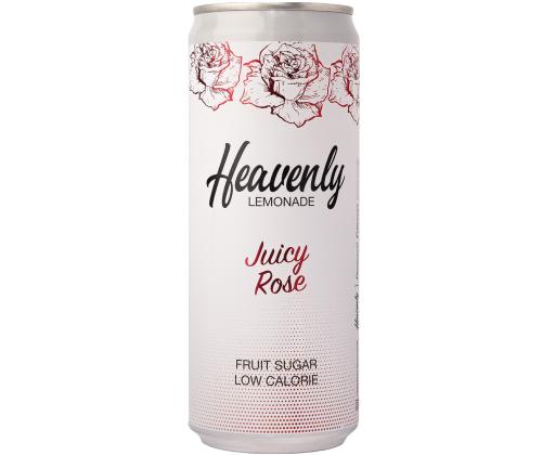 HEAVENLY Limonaad roosimaitseline 330ml (purk)