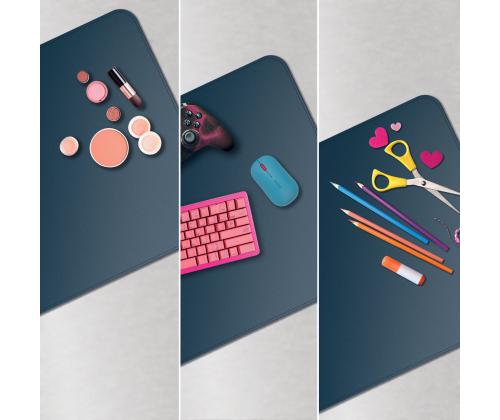 Hiiremattlauamatt LEITZ Large Deskmat 40x80cm Dark Bluetumesinine